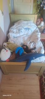 Kinderbed met versleten gouden glitterverf, Ophalen, Gebruikt, 180 cm of meer, 85 tot 100 cm