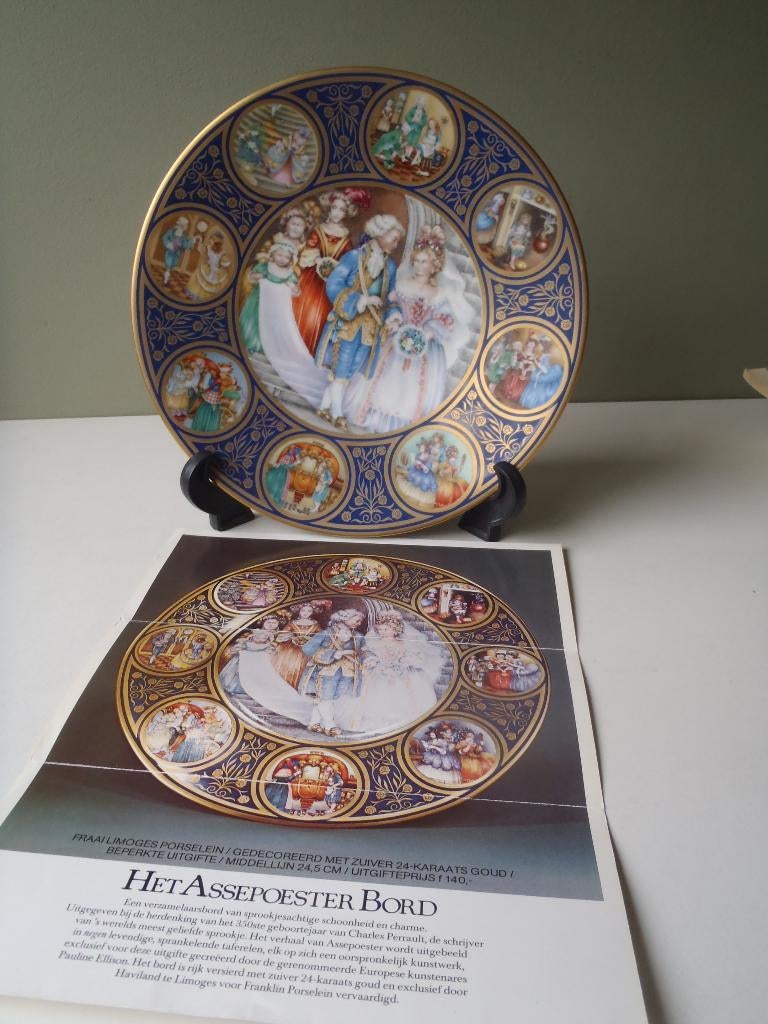 Franklin Mint “Cinderella Plate” Van Pauline Ellison uit1978, Ophalen of Verzenden