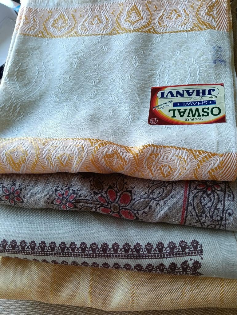 Nieuwe Indiase sjaals/omslagdoeken Oswal, Oswal, Ophalen of Verzenden, Nieuw, Sjaal