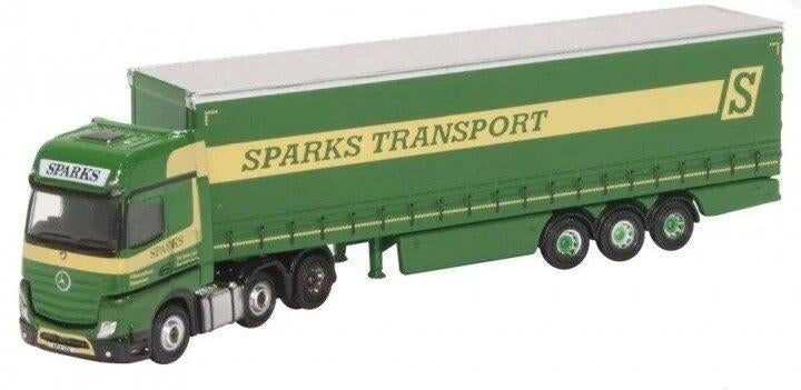 Mercedes Benz ACTROS CURTAINSIDE SPARKS TRANSPORT, Ophalen of Verzenden, Nieuw, Bus of Vrachtwagen
