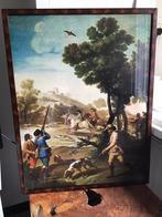 Schilderij met greyhouds,jachthond,galgo,whippet,valkenjacht, Antiek en Kunst, Ophalen