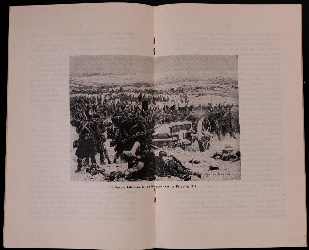 schoolplaat boekje – Hollandse infanterie  Berezina, Antiek en Kunst, Antiek | Schoolplaten, Ophalen of Verzenden, Geschiedenis