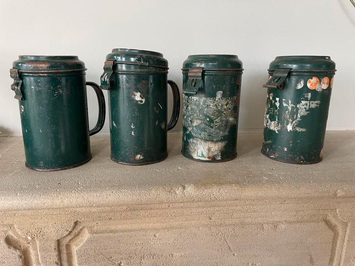 Collectebus 4x, Antiek en Kunst, Antiek | Emaille, Ophalen of Verzenden