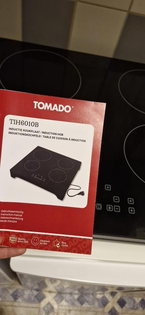 Vrijstaande inductie kookplaat, Witgoed en Apparatuur, Kookplaten, Ophalen, 4 kookzones, Zo goed als nieuw, Inductie