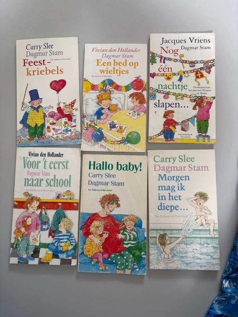 6 Carry Slee, Dagmar Stam, Vivian den Hollander boeken, Ophalen of Verzenden, Gelezen, Fictie algemeen