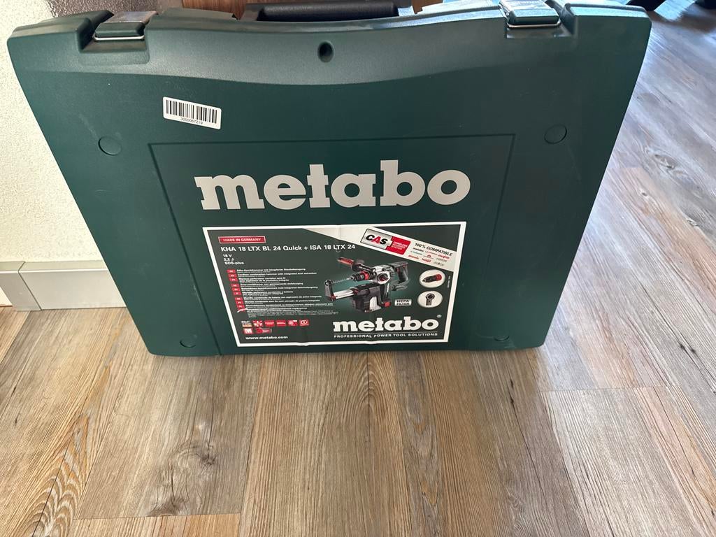 Metabo KHA 18 LTX BL 24 Quick + ISA 18 LTX 24 Koffer, Ophalen of Verzenden, Zo goed als nieuw, Overige typen