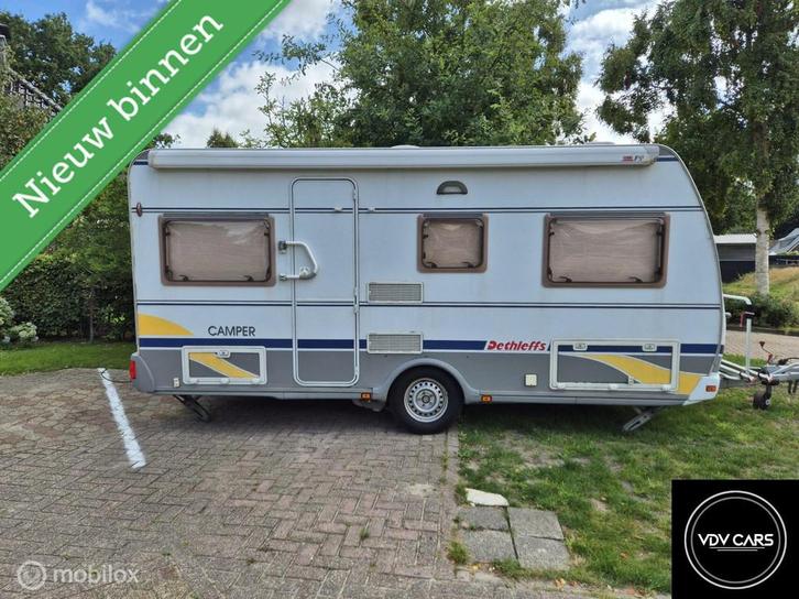 Mooie Dethleffs Camper 510 Luifel | Mover | Voortent, Caravans en Kamperen, Caravans, Bedrijf, tot en met 4, 750 - 1000 kg, Dethleffs