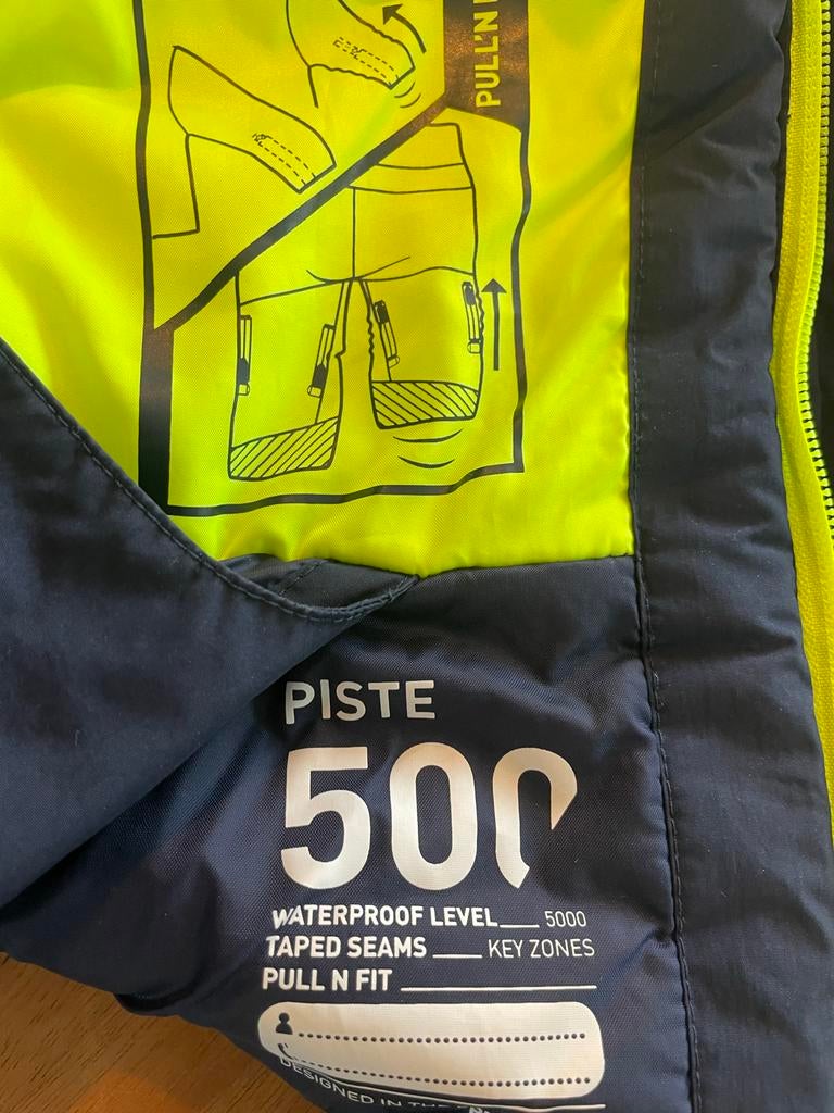 Wedze Piste 500 Ski-jas en Broek - kind 4-6, Overige merken, Gebruikt, Ophalen of Verzenden, Kleding
