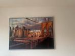 Schilderij Brooklyn Bridge New York, Huis en Inrichting, Ophalen, Gebruikt, 125 cm of meer, Schilderij