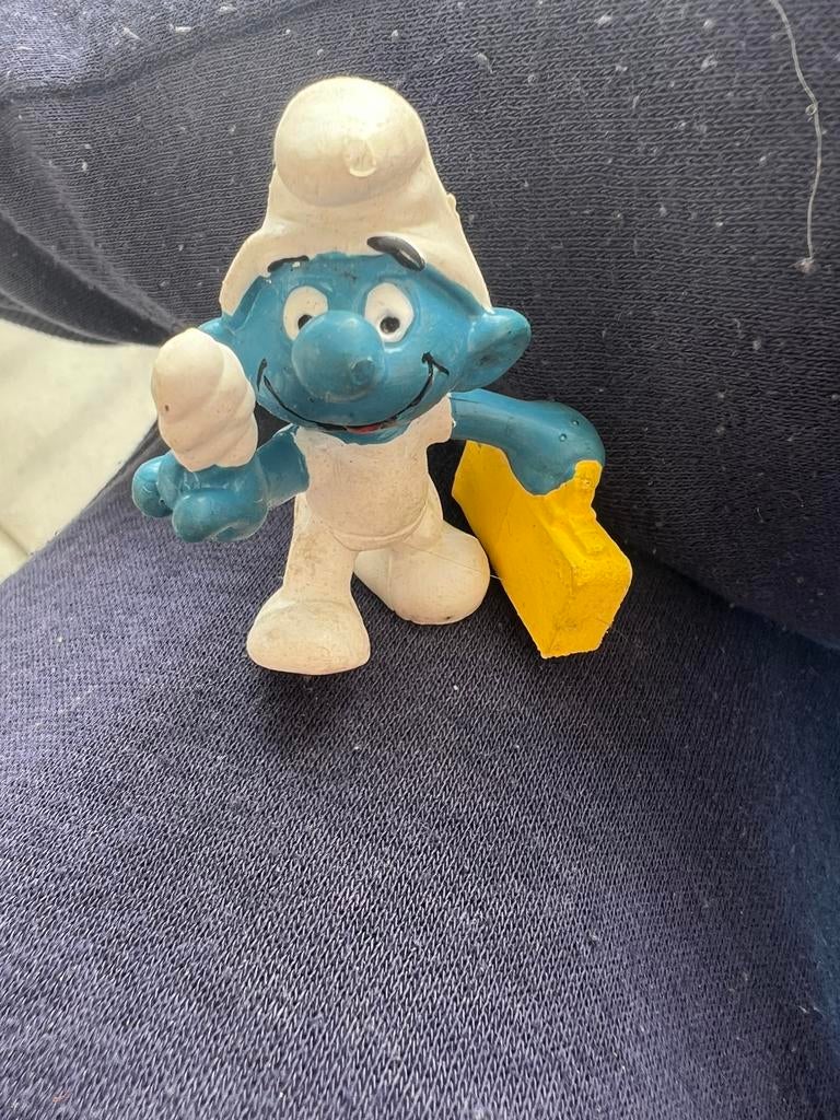 Oude smurf uit 1978 verpleger, Verzamelen, Smurfen, Ophalen of Verzenden, Zo goed als nieuw