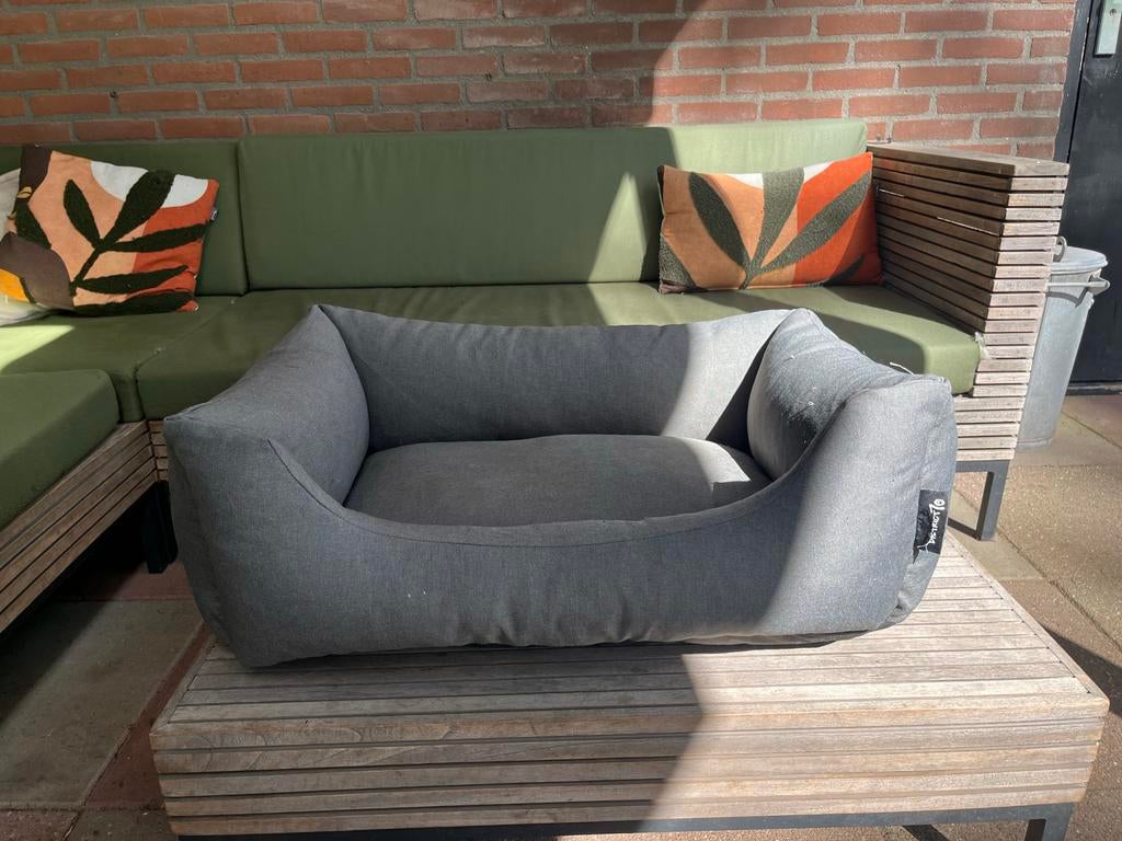 District 70 classic hondenmand groen 80x60cm, Dieren en Toebehoren, Ophalen, Zo goed als nieuw, Polyester