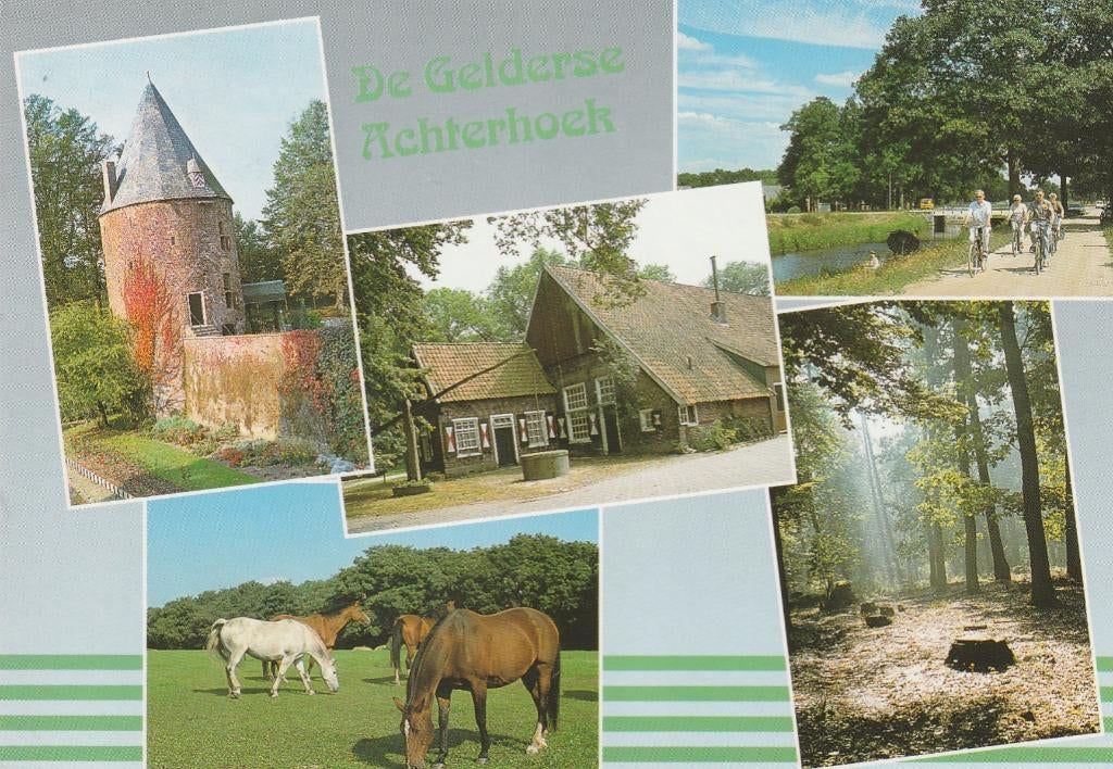 GELDERSE ACHTERHOEK Toren Paarden Boerderij Fietspad, Verzenden, 1980 tot heden, Gelopen, Gelderland