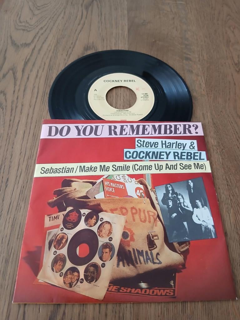 VINYL SINGLE  STEVE HARLEY & COCKNEY REBEL 1981, Cd's en Dvd's, Vinyl | Pop, Ophalen of Verzenden, 1980 - 1989, Zo goed als nieuw