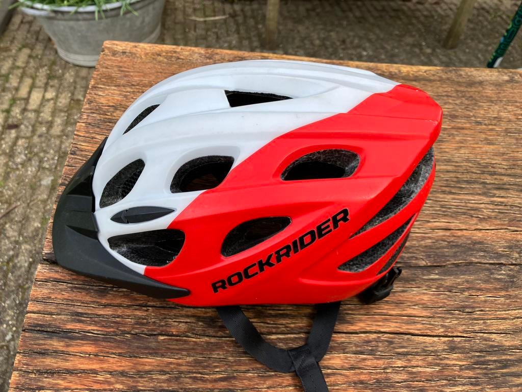 Fietshelm rockrider maat S 51 - 56, Ophalen, Gebruikt, S, Heer of Dame