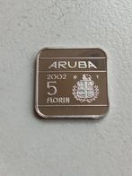 Aruba 5 florin 2002., Ophalen of Verzenden, Noord-Amerika, Losse munt