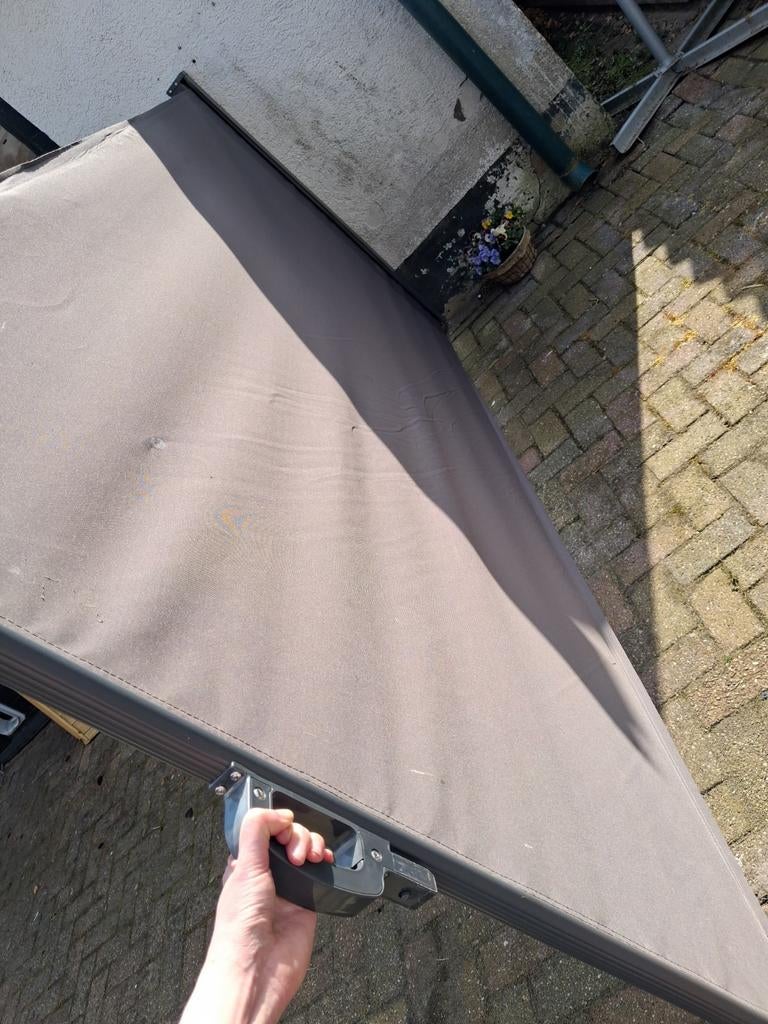 Tuinscherm antraciet, Ophalen, Zo goed als nieuw, 150 tot 300 cm, 250 cm tot 450 cm