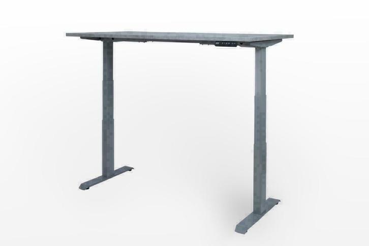 RM2 zit/sta Elektrische bureaus 200x80cm grijs memory NIEUW!, Huis en Inrichting, Bureaus, Nieuw, Elektrisch, In hoogte verstelbaar