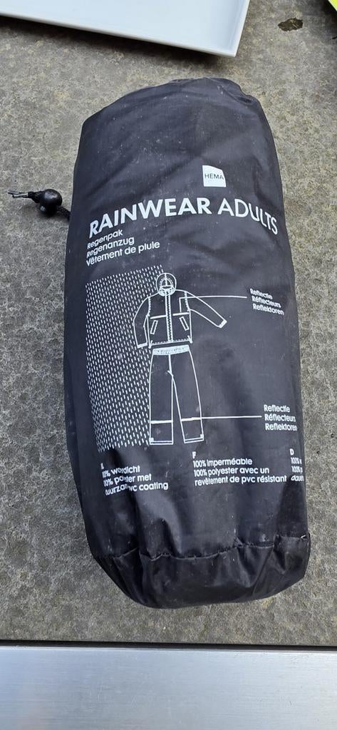 Regenpak van hema unisex, Caravans en Kamperen, Regenkleding, Ophalen, Nieuw, Regenpak, Heren