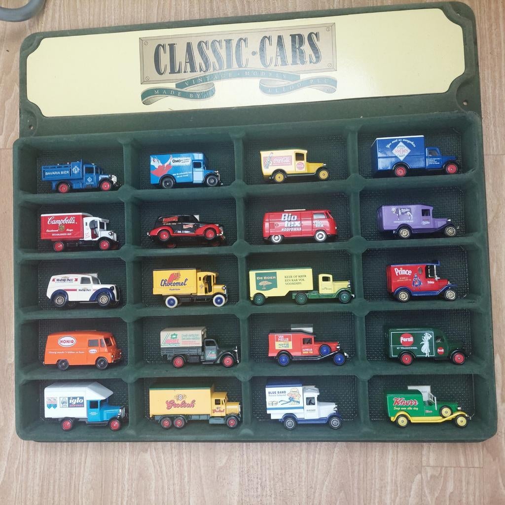 Verzameling Classic Cars Reclame Autootjes - 20 Stuks lledo, Overige merken, Auto, 1:32 tot 1:50, Nieuw