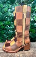 geweldig mooie vintage patchwork boots van Sendra maat 39, Kleding | Dames, Schoenen, Bruin, Ophalen of Verzenden, Zo goed als nieuw