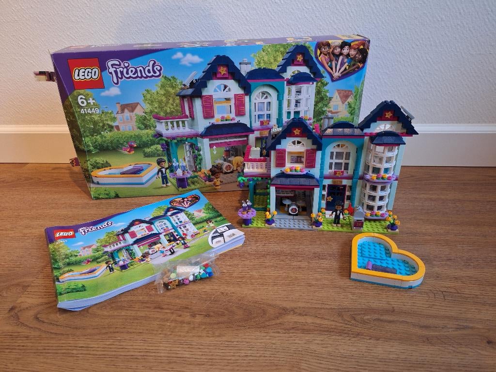 Lego friends Andrea's familiehuis 41449, Ophalen of Verzenden, Gebruikt