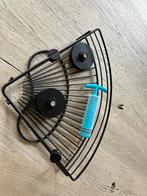 Hoek doucherek - zonder boren, met zuignap, Ophalen of Verzenden, Nieuw, Zwart, Overige typen