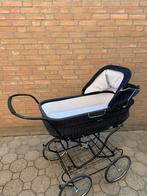 Vintage kinderwagen blauw rib., Ophalen of Verzenden, Gebruikt, Overige merken