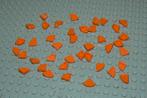 L817 Tegels gebogen 1x1 oranje 40 st., Ophalen of Verzenden, Nieuw, Losse stenen, Lego