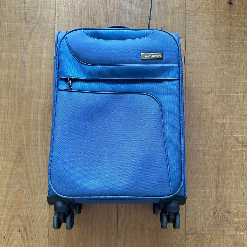 Koffer handbagage met wieltjes, Sieraden, Tassen en Uiterlijk, Koffers, Wieltjes, 50 tot 60 cm, Ophalen of Verzenden, Zo goed als nieuw