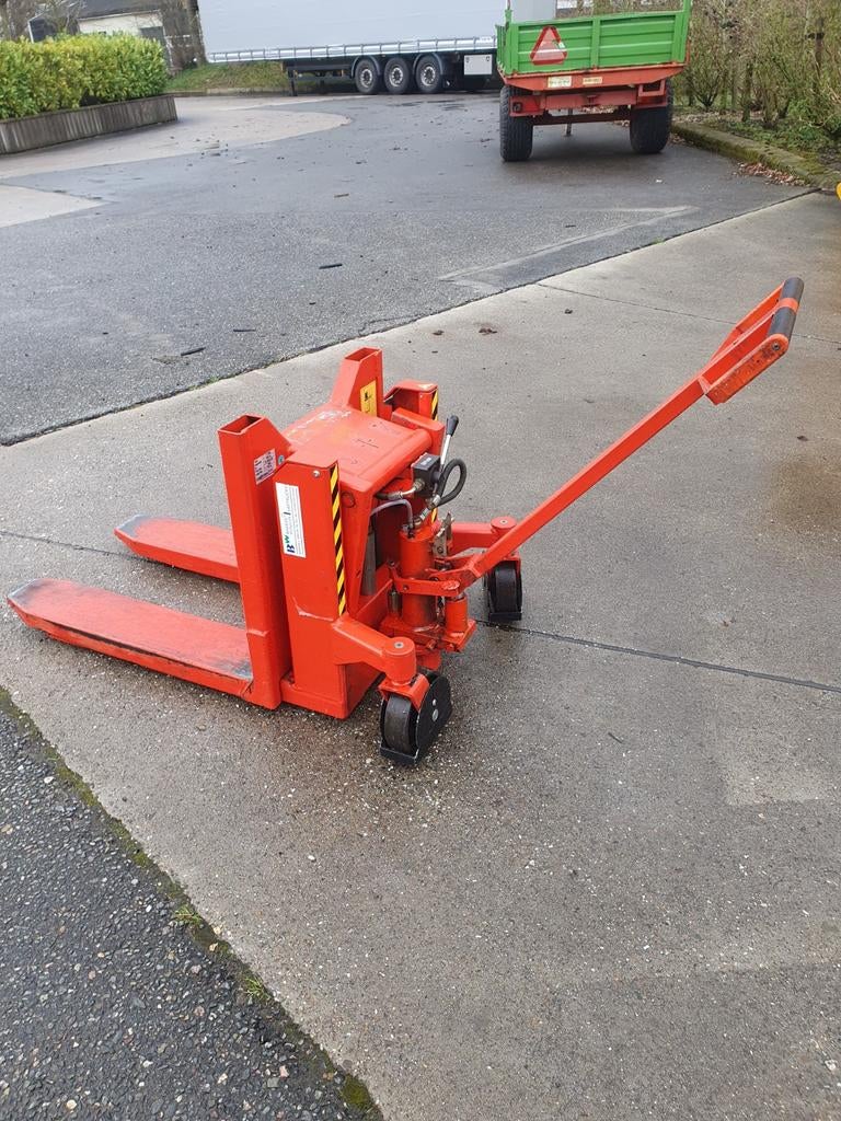 Handmatige stapelaar met kantelbare vorken, Logitrans, Ophalen of Verzenden, Zo goed als nieuw, Nvt