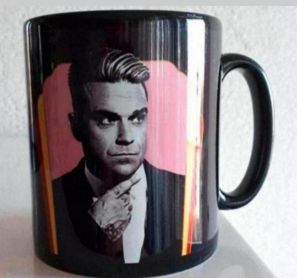 Beker Robbie Williams, Verzamelen, Ophalen of Verzenden, Zo goed als nieuw, Gebruiksvoorwerp