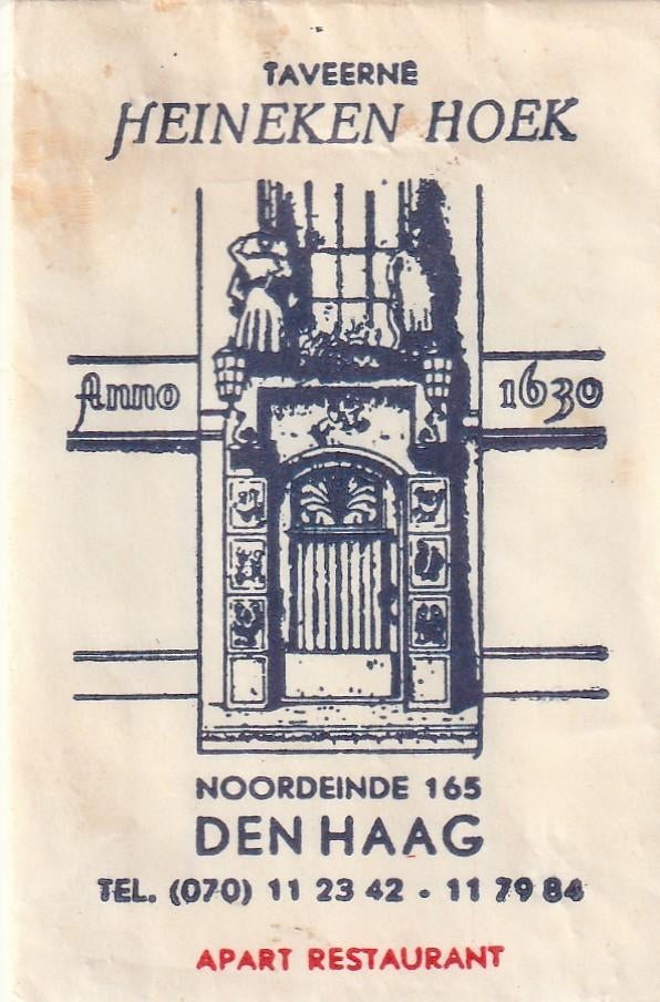 Suikerzakje #1030 : Heineken Hoek Den Haag, Verzenden, Nederland