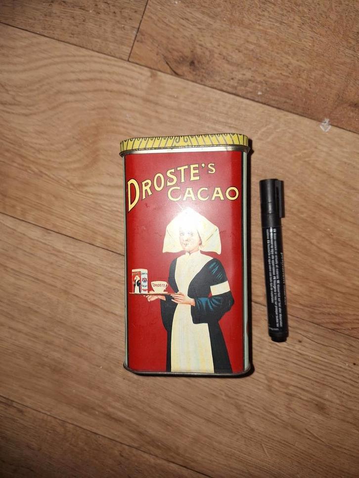 Vintage Droste Cacao en Pastilles Blik - Zeldzaam, Verzamelen, Blikken, Ophalen of Verzenden