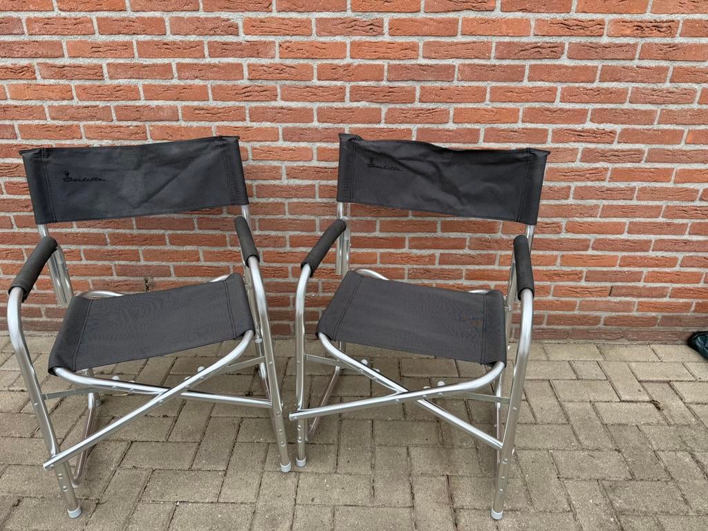 Isabella regiseurstoelen 2 stuks, Ophalen, Zo goed als nieuw, Campingstoel
