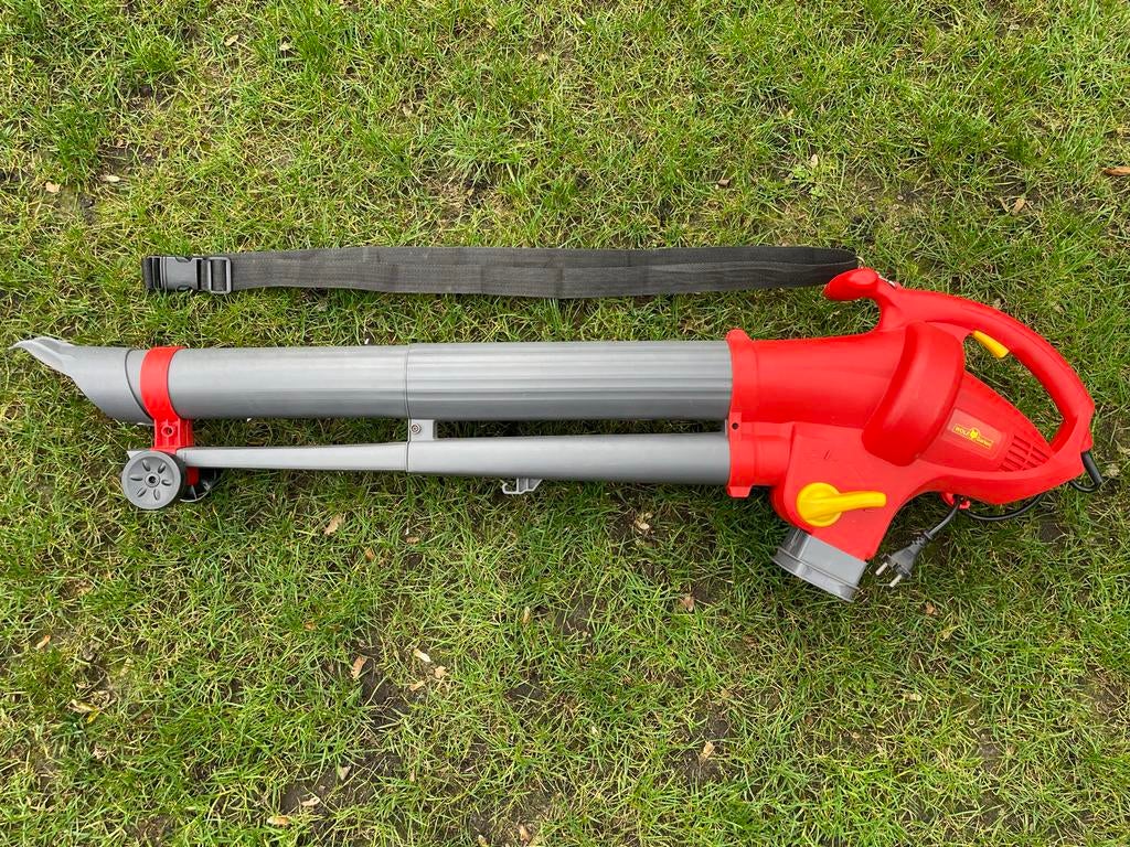 WOLF Elektrische Blad- en Sneeuwblazer, Ophalen, Gebruikt, Handgedragen, Met neuswiel