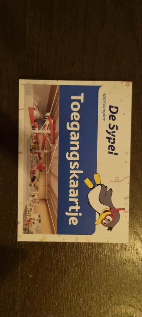 Zwembad kaartjes 4x Zwembad De Sypel Harderwijk, Ophalen of Verzenden