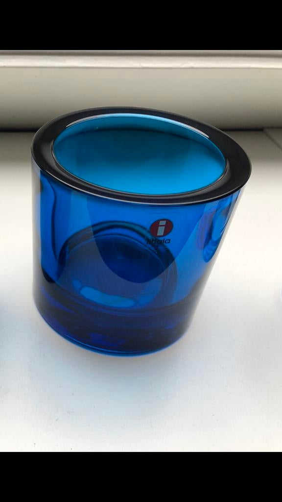 Iittala kivi 80 mm turquoise, Ophalen of Verzenden, Zo goed als nieuw, Overige typen