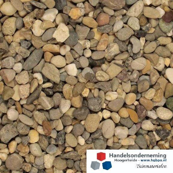 Morane grind bonte afgeronde siergrind oprit erf parking pad, Tuin en Terras, Grind, Keien en Split, Nieuw, Grind, Multi, Overige materialen