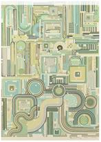 Eduardo L Paolozzi(1924)Zeefdruk "Abstr Compositie "Ges Gen, Ophalen of Verzenden