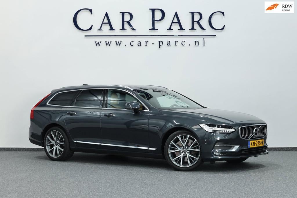 Volvo V90 2.0 T5 Inscription LED/VIRTUAL/LEDER+S.VERKOELING+, Auto's, 15 km/l, Euro 6, 1969 cc, 93 €/maand