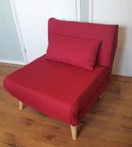 Vente - unique Posio rood slaapstoel slaapbank bedstoel, Huis en Inrichting, Ophalen, Eenpersoons, 190 cm of minder, Zo goed als nieuw