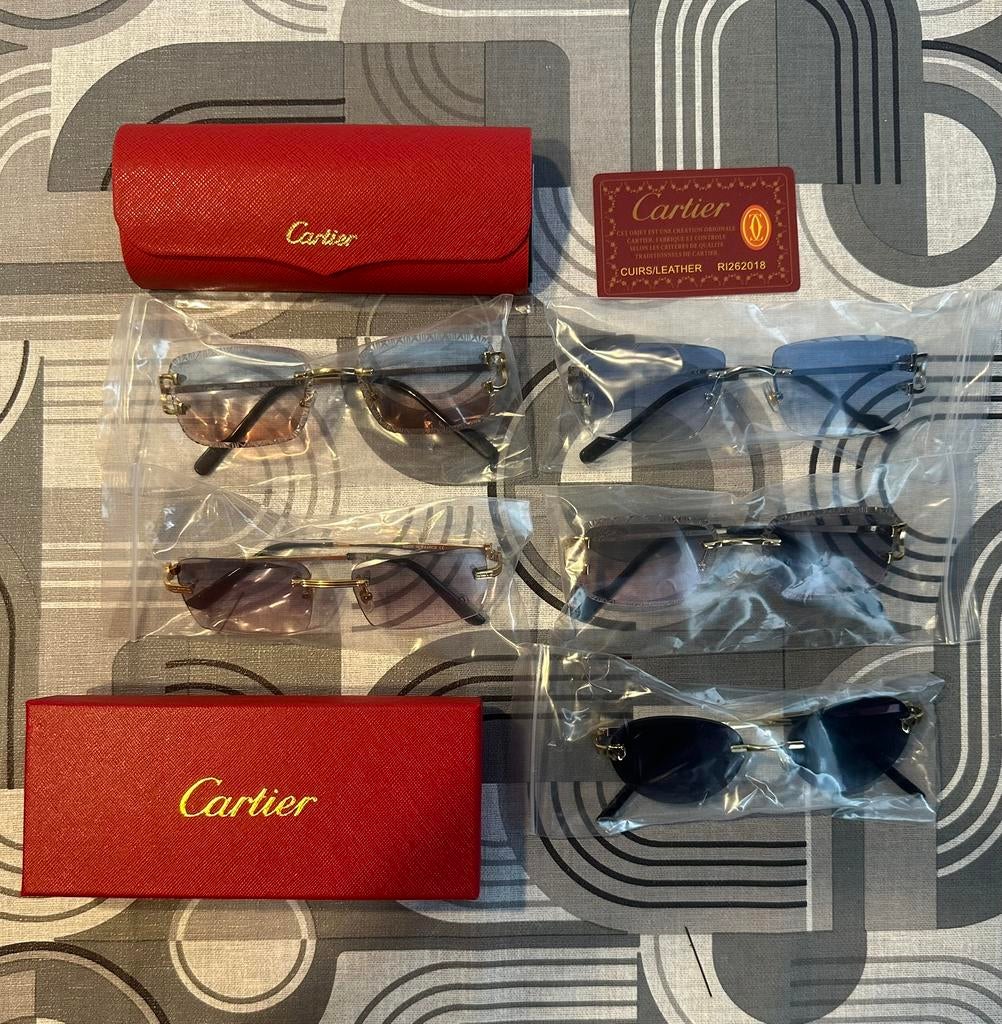 Cartier Lot Verkoop, Ophalen of Verzenden, Nieuw, Overige kleuren, Zonnebril