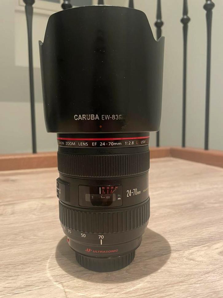 Canon EF 24-70mm f/2.8 L USM, Audio, Tv en Foto, Fotografie | Lenzen en Objectieven, Zo goed als nieuw, Standaardlens, Ophalen of Verzenden