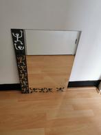 Spiegel met gedeeltelijk bewerkte rand, Huis en Inrichting, Woonaccessoires | Spiegels, Ophalen, Nieuw, Minder dan 100 cm, Rechthoekig