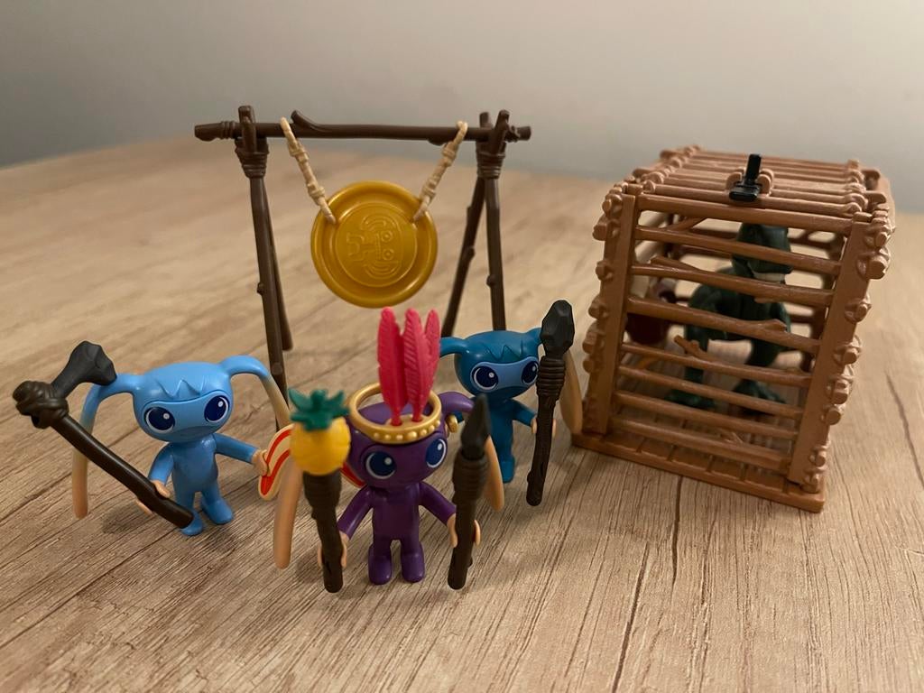 Playmobil Alien Krijgers met T-Rex - Set 9006, Kinderen en Baby's, Speelgoed | Playmobil, Ophalen, Zo goed als nieuw, Complete set