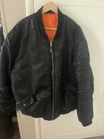 Zwarte bomberjack met oranje 2 kanten te dragen, Kleding | Heren, Ophalen of Verzenden, Gedragen, Overige maten, Zwart