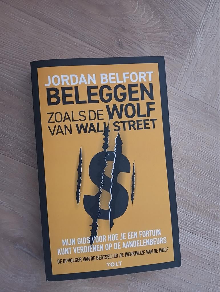 Beleggen zoals de wolf van Wall Street Jordan Belfort, Ophalen of Verzenden