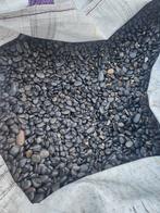 1/3 kuub Zwart Beach Pebbles Grind 16-25 mm, Tuin en Terras, Ophalen, Nieuw, Zwart, Grind