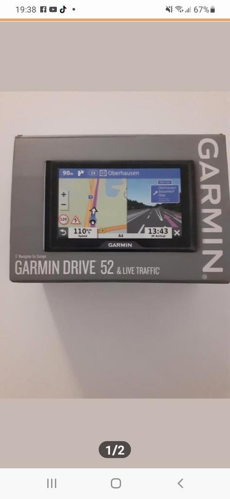 Garmin Drive 52 & Live Traffic Navigatiesysteem, Auto diversen, Autonavigatie, Ophalen of Verzenden, Zo goed als nieuw