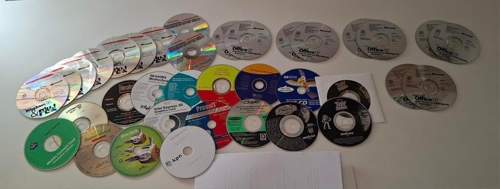 Diverse oude software cd's, Ophalen of Verzenden, Gebruikt, Windows